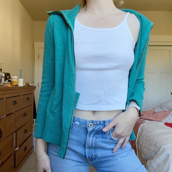 Vintage zip up sweater - Picture 2 of 5